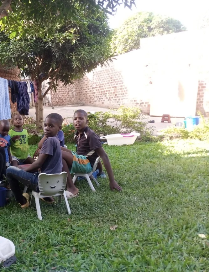 Children spending time together outdoors